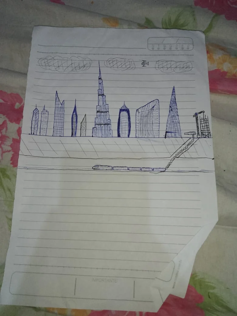 Found some skyline drawings I used to do when I was bored in highschool 10 years ago picture 4 of 6