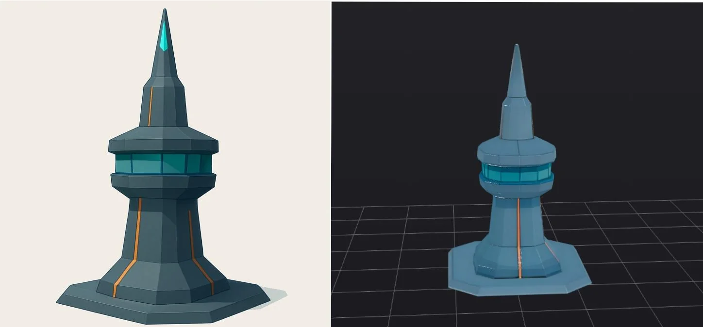 AI Generated Image (ChatGPT) to 3D AI Generated Image (3daistudio) picture 1 of 3