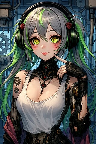 I confess... I love robot girls'