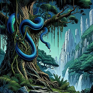 Snake on a Jungle Planet'