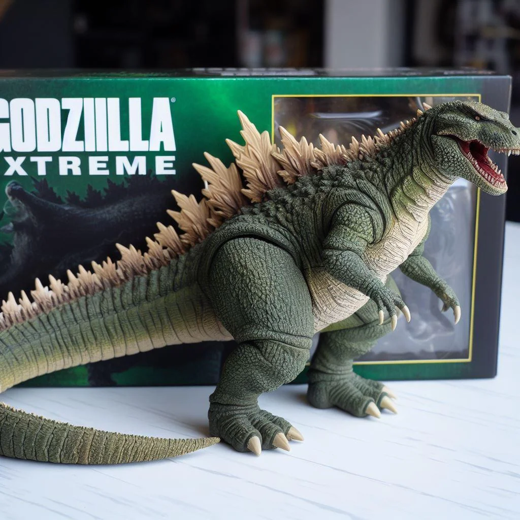 Used AI to reimagine Godzilla as a retro dinosaur. And even as an action figure. picture 8 of 9