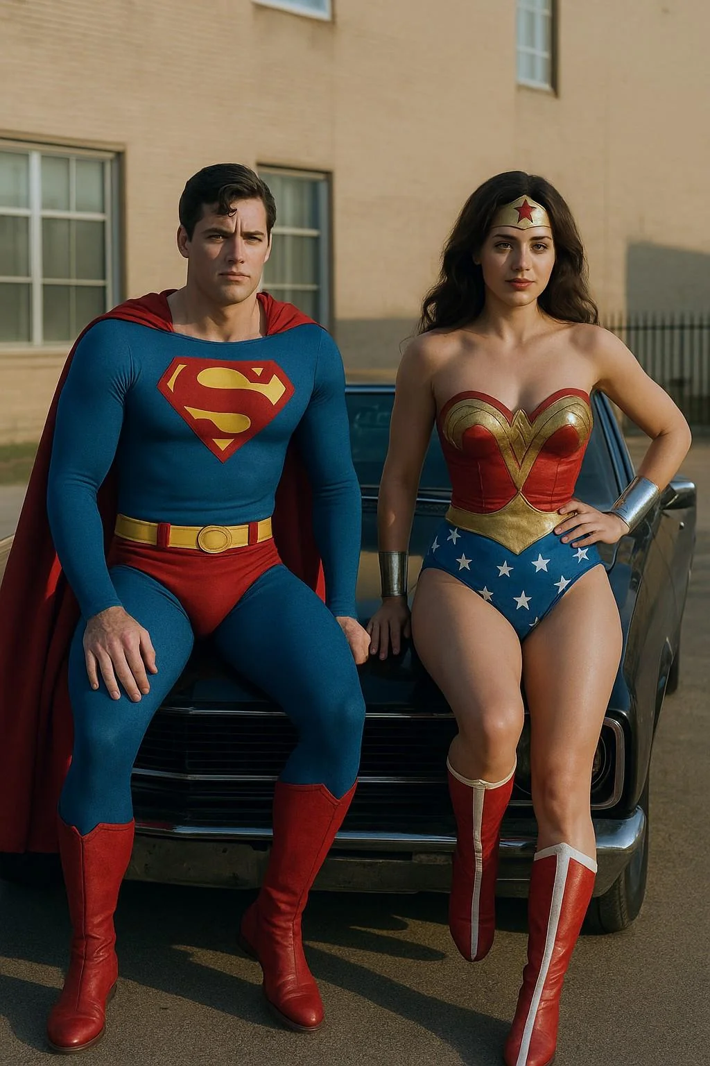 Chatgpt vs Gemini-Superman and Wonder Woman 19's style picture 2 of 2