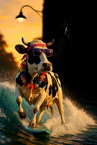 He loves the waves and fighting crime'