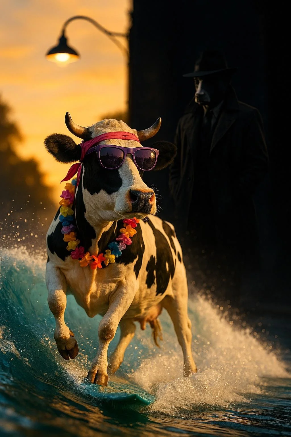 He loves the waves and fighting crime picture 1 of 5