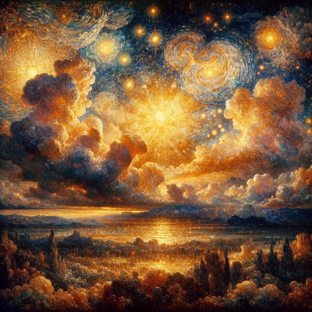 Variations on the famous Starry Night picture 4 of 12