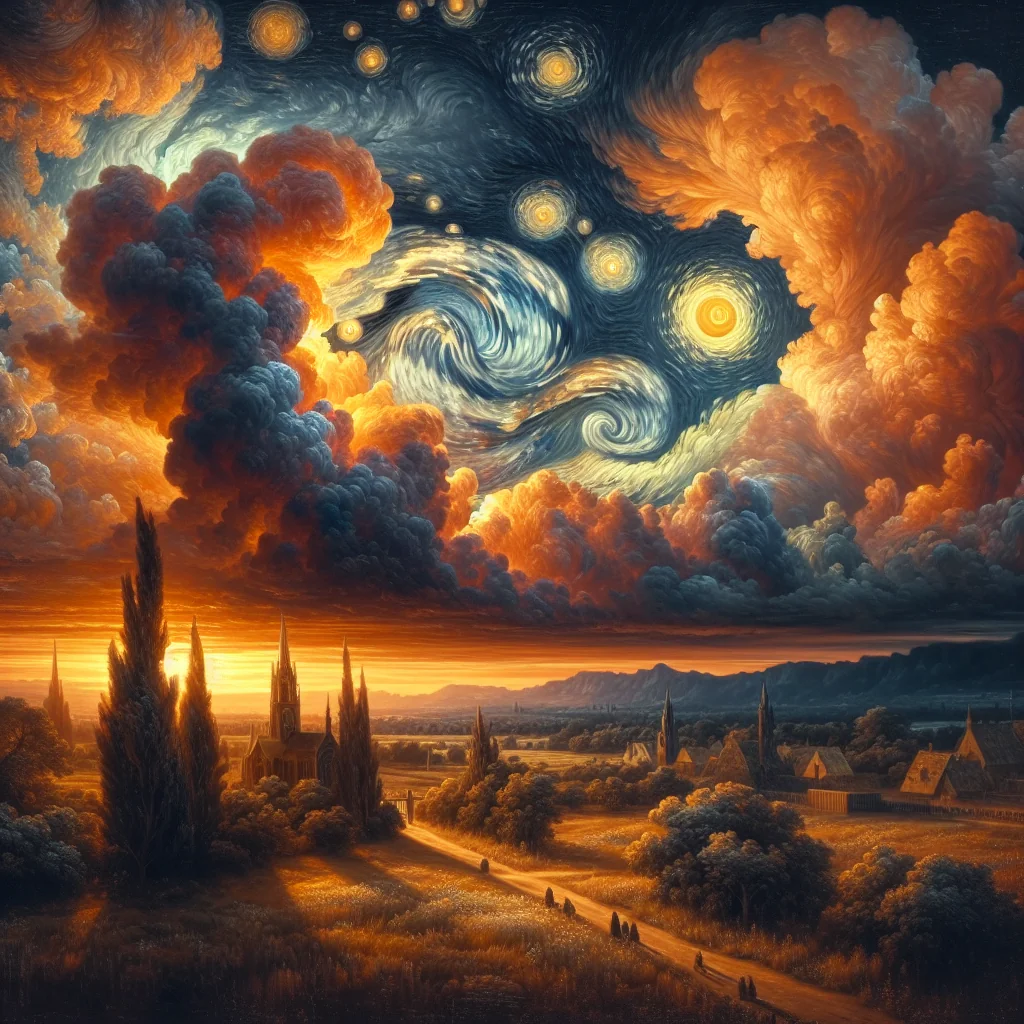 Variations on the famous Starry Night picture 5 of 12
