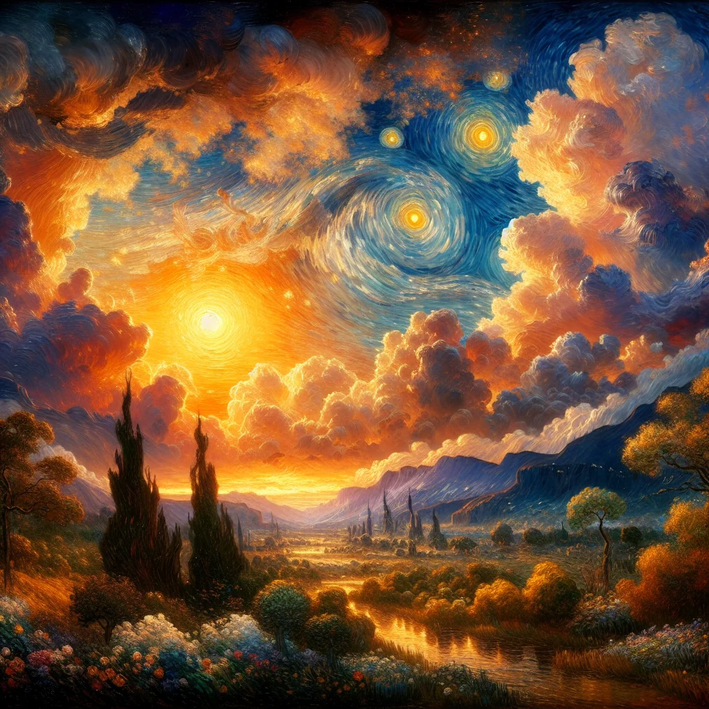 Variations on the famous Starry Night picture 6 of 12
