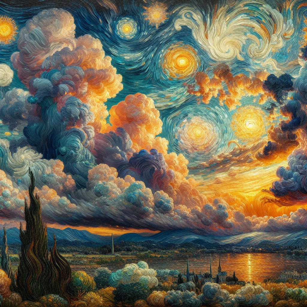 Variations on the famous Starry Night picture 8 of 12