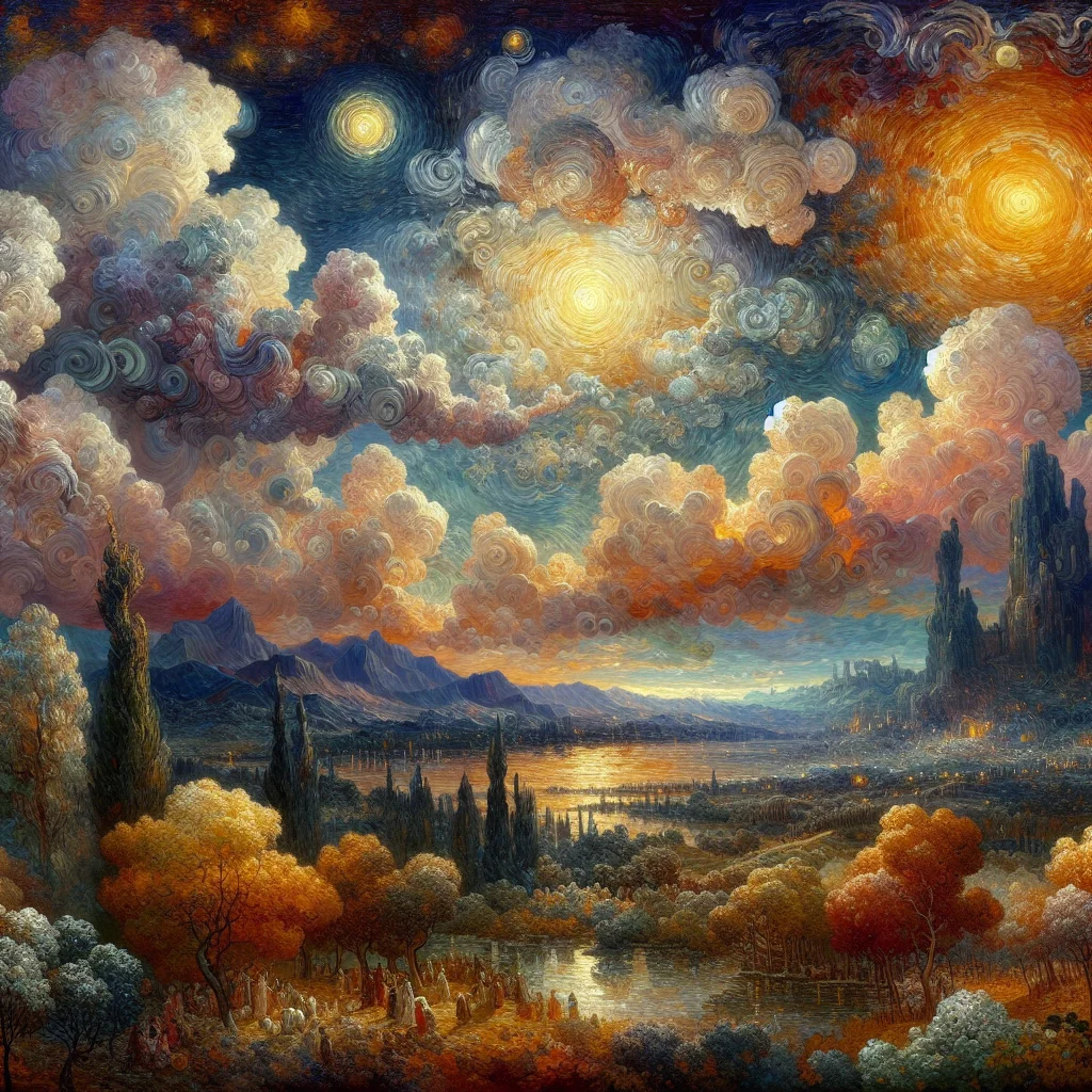Variations on the famous Starry Night picture 11 of 12