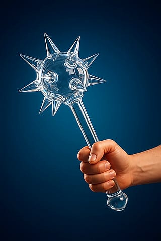 A Glass Mace'