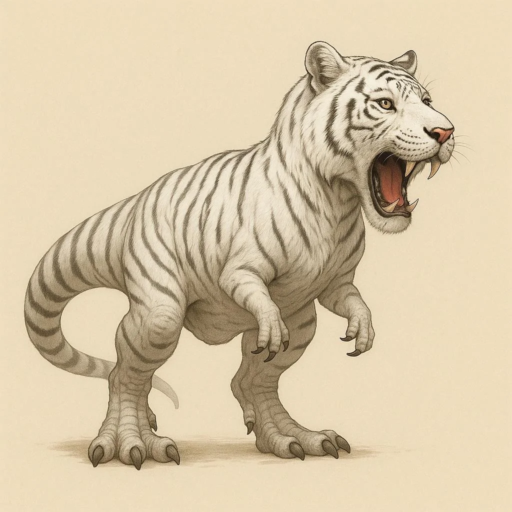 T-Rex/Big Cat fusions: Tigersaurus Rex, White Tigersaurus Rex, Cheetahsaurus Rex, Panthersaurus Rex and Lionsaurus Rex. picture 5 of 5