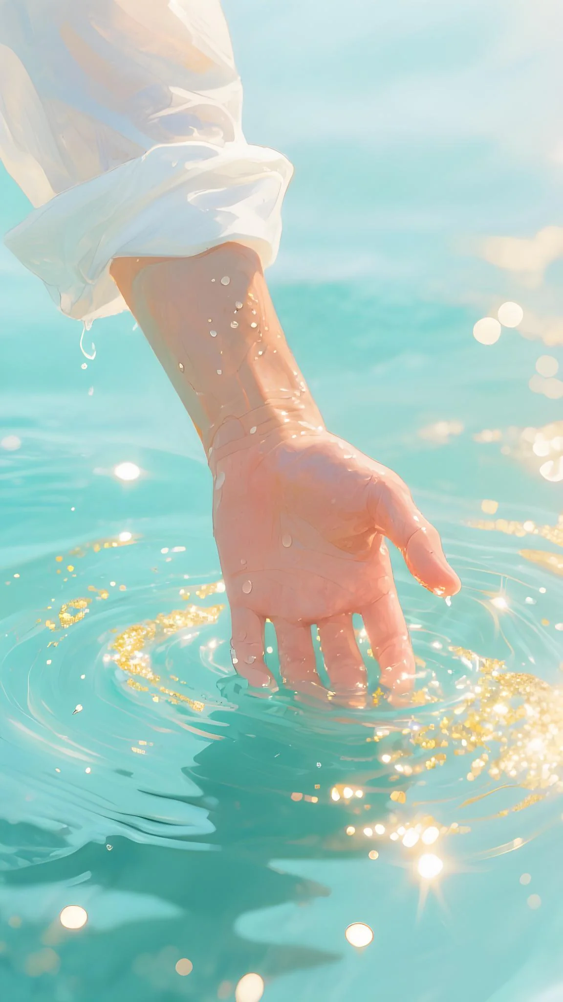 Dipping into a sea of gold 🌊✨ picture 1 of 1