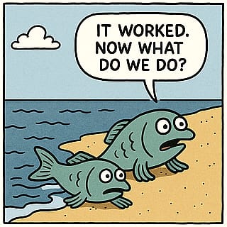 Fish out of water'