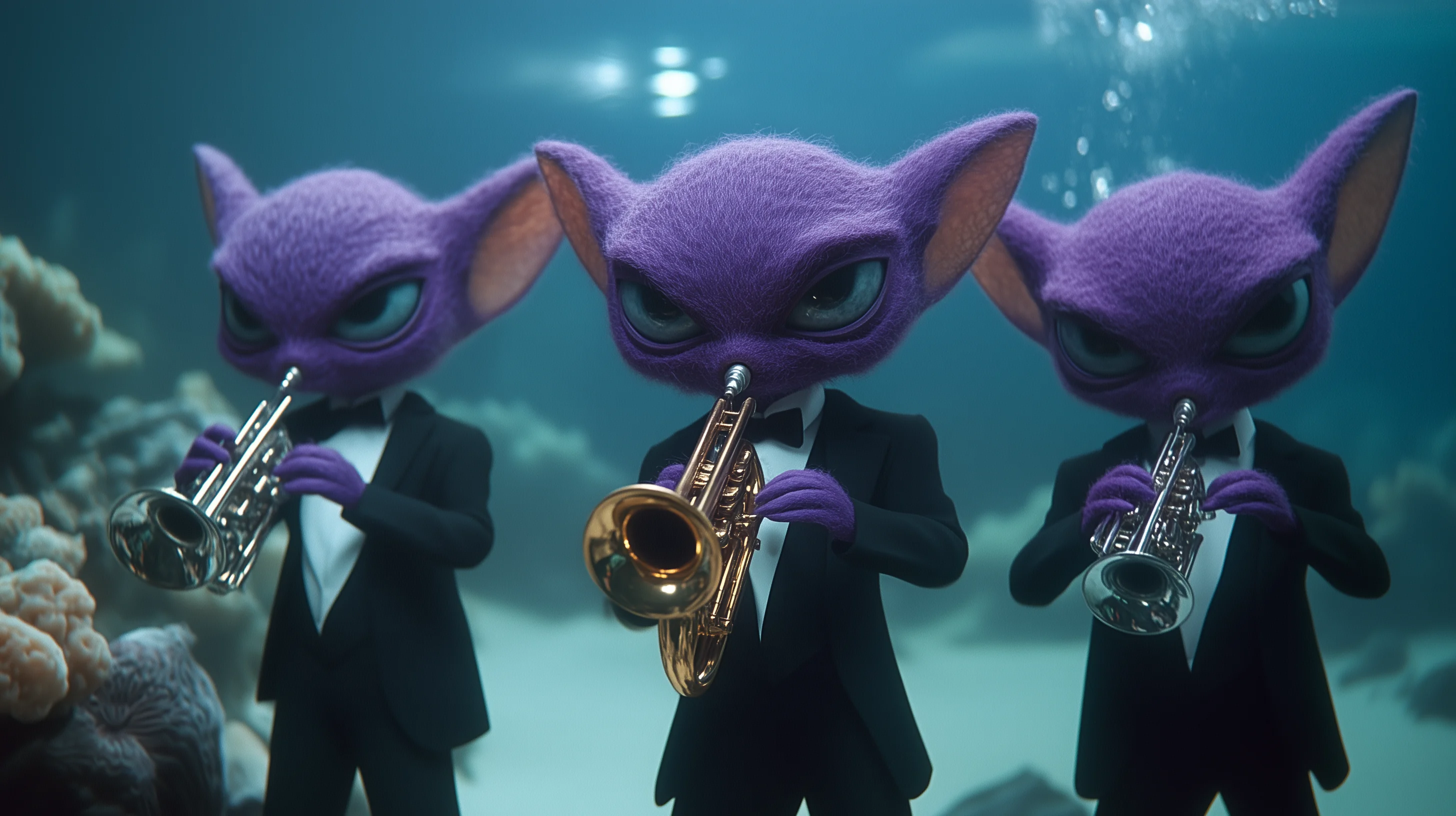 Deep sea alien jazz band picture 2 of 13