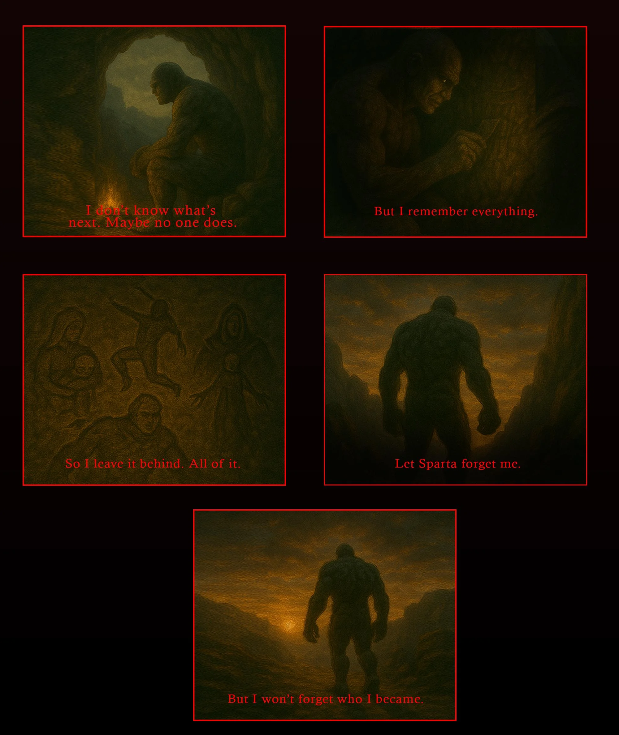 we are the deformed babies of sparta that were thrown over the cliffs (AI COMIC BOOK ART AGES 21-22) picture 1 of 2