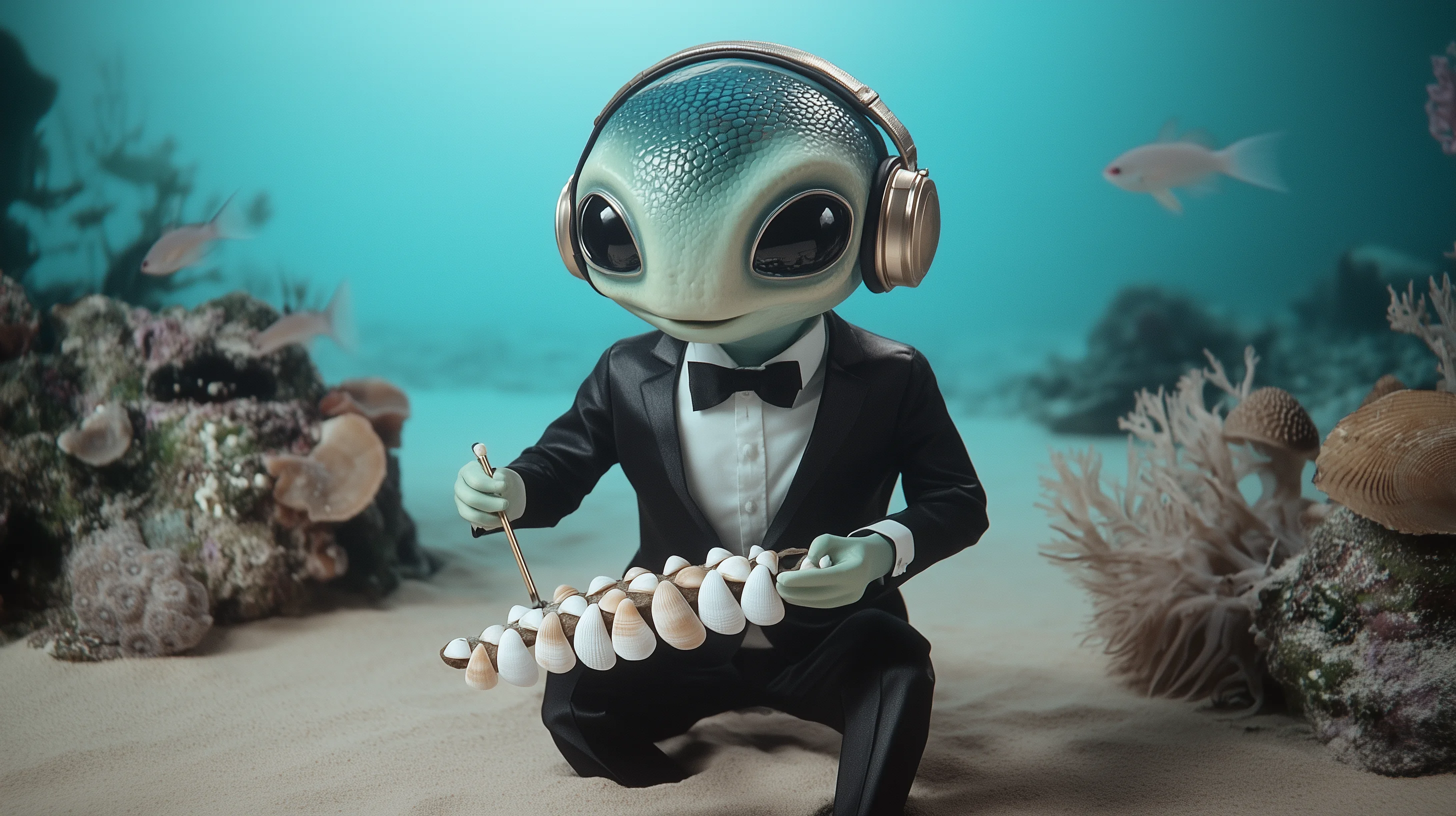 Deep sea alien jazz band picture 9 of 13