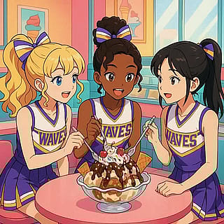Celebratory Sundae After Big Victory'