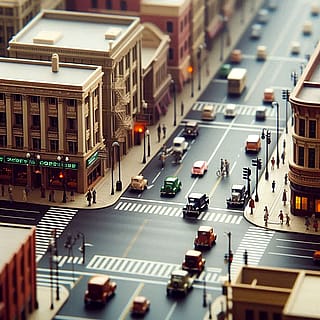 Small town intersections'