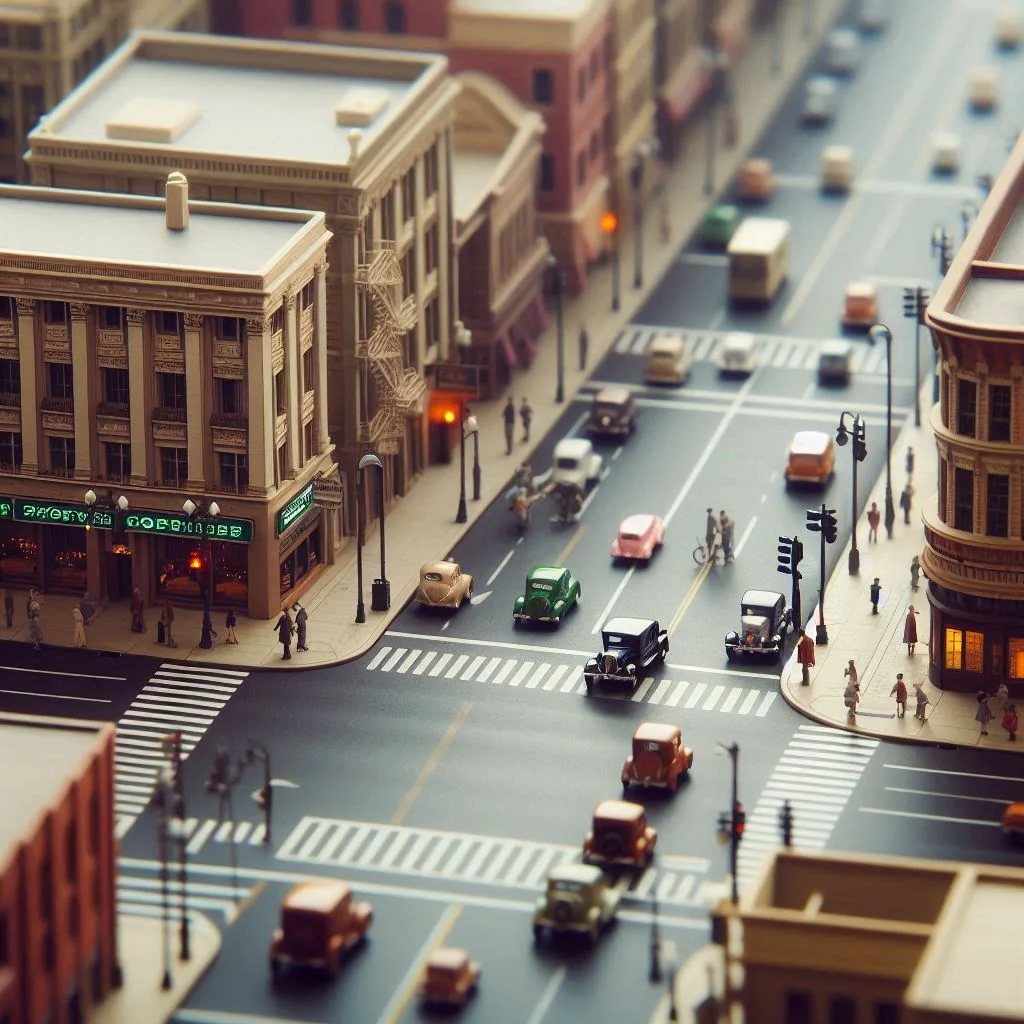 Small town intersections picture 1 of 4