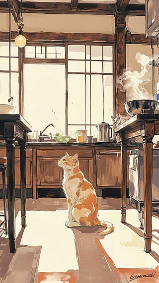 Head Chef on Duty, Observing / Phone Wallpaper Archives'