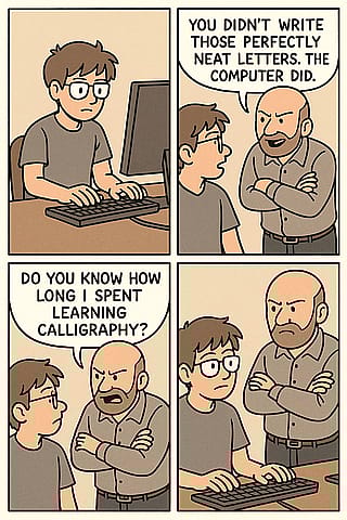 The Computer is doing “all the work”'