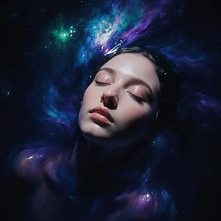 Serene Cosmic Nebula'