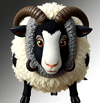 Had the ai make something similar to dubwool but make it less pokemon looking'
