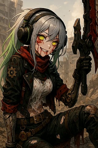 Steampunk fighter'