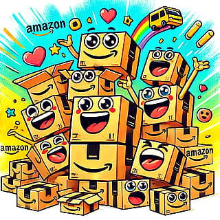 Amazon box art'