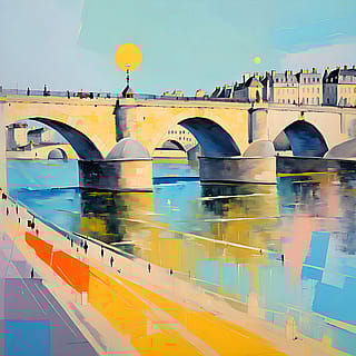 406 J. M. W. Turner - 6 June 2025 - Paris: The Pont Neuf and the Ile de la Cité.'