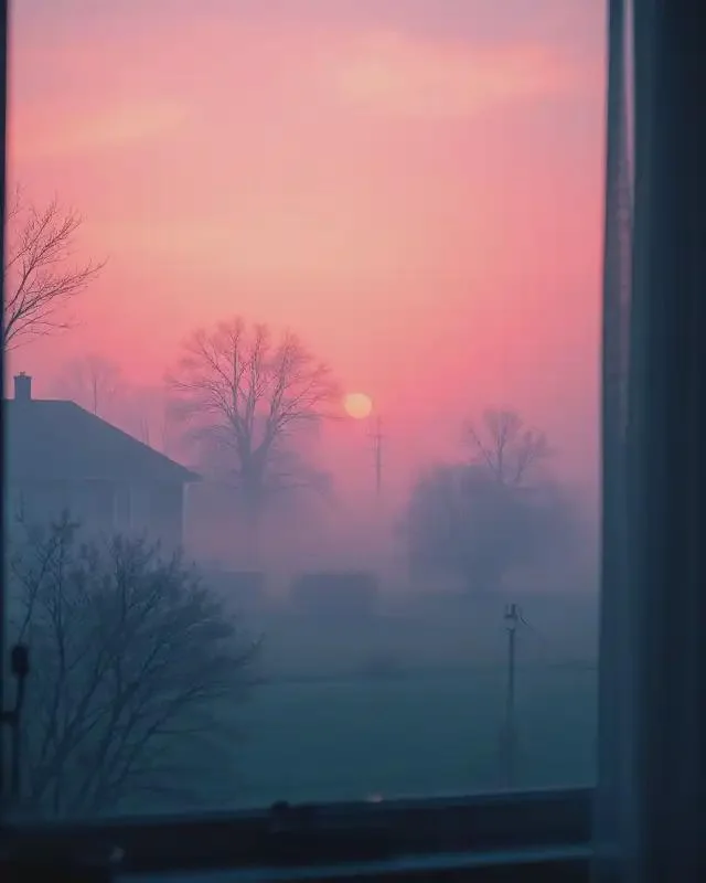 Looking out the bedroom window this morning picture 1 of 1