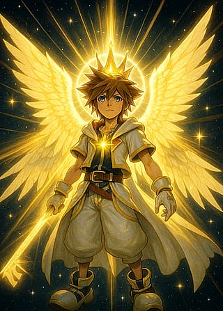 Angelic Sora (kingdom hearts)'