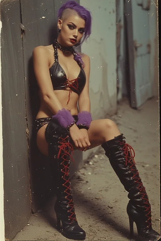 Tried to make the most ridiculous 80s style sci-fi women and they actually turned out ok (8 slides) picture 3 of 8