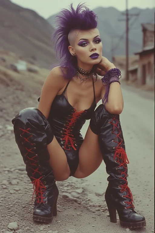 Tried to make the most ridiculous 80s style sci-fi women and they actually turned out ok (8 slides) picture 4 of 8
