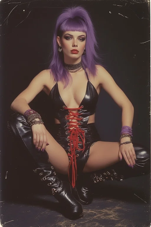 Tried to make the most ridiculous 80s style sci-fi women and they actually turned out ok (8 slides) picture 7 of 8