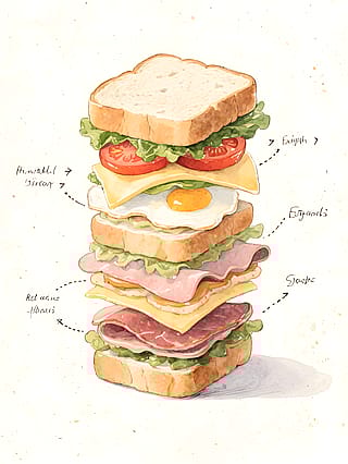 Who wants the receipt？🥪'
