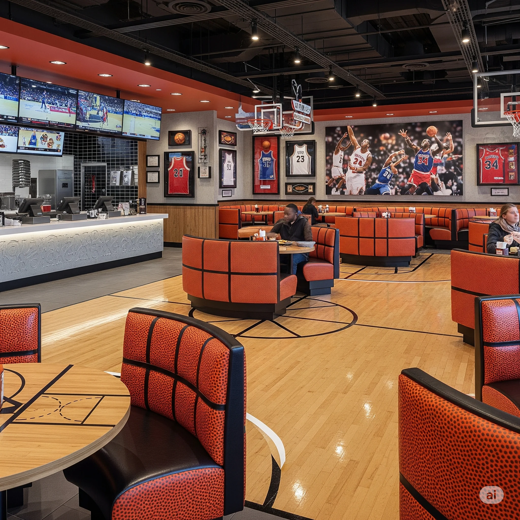 Basketball Themed Restaurant picture 1 of 1