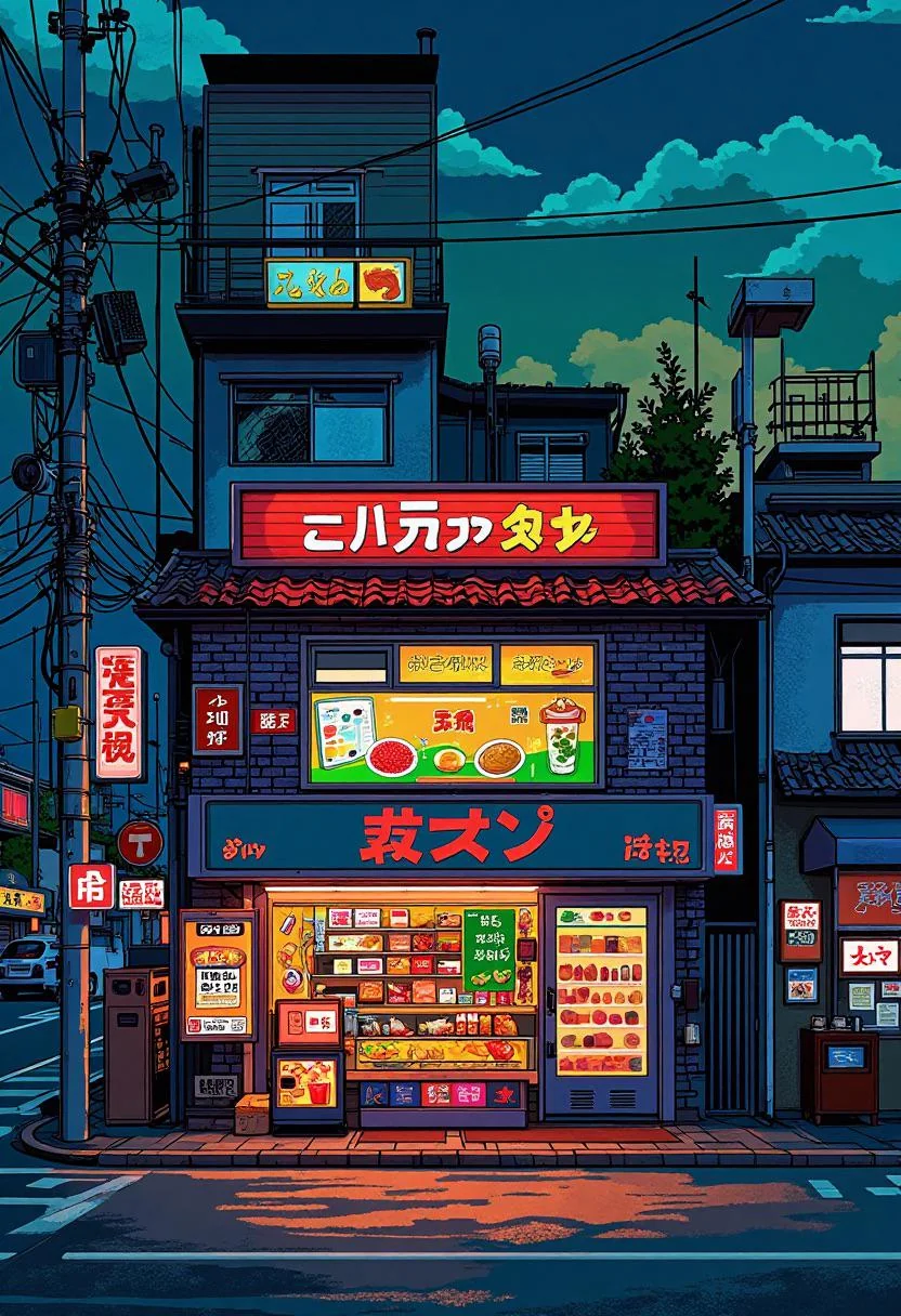 Tokio street at night picture 1 of 1