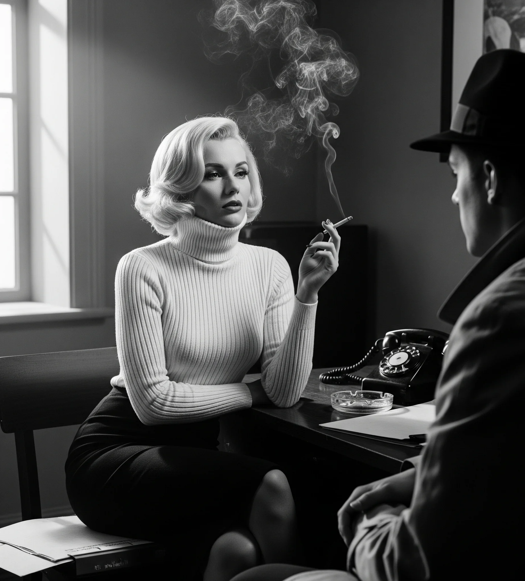 Classic film noir dame picture 1 of 1
