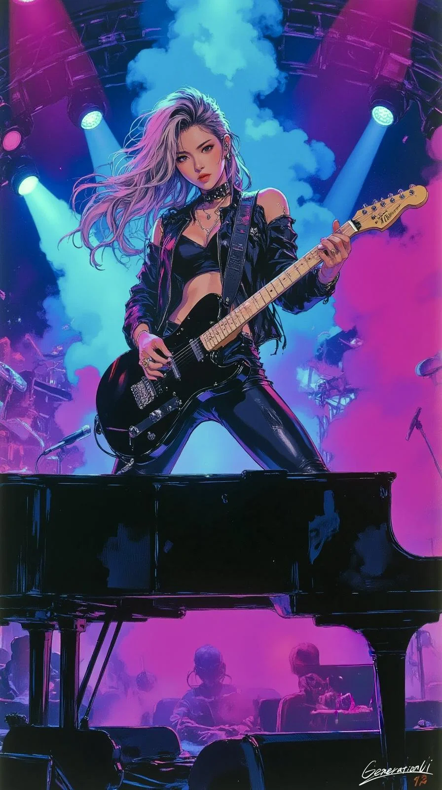 Rock Performance on the Piano / Phone Wallpaper Archives picture 1 of 1