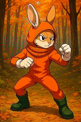 Fighting rabbit'