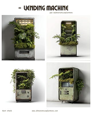 Working on some green installations concepts - using midjourney'