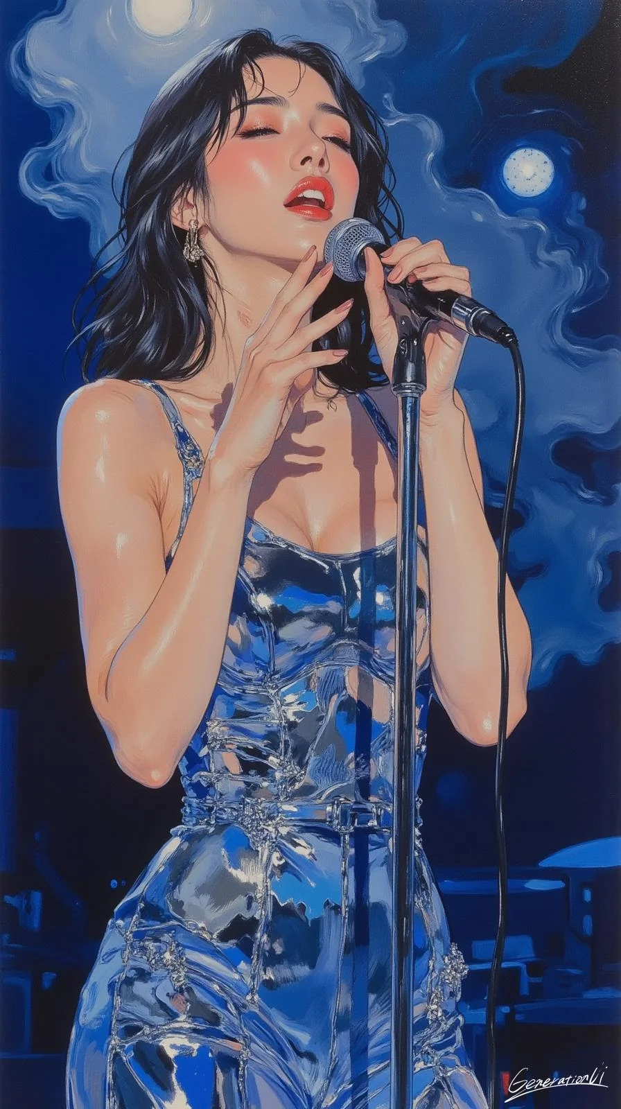 The Songstress of the Jazz Club / Phone Wallpaper Archives picture 1 of 1