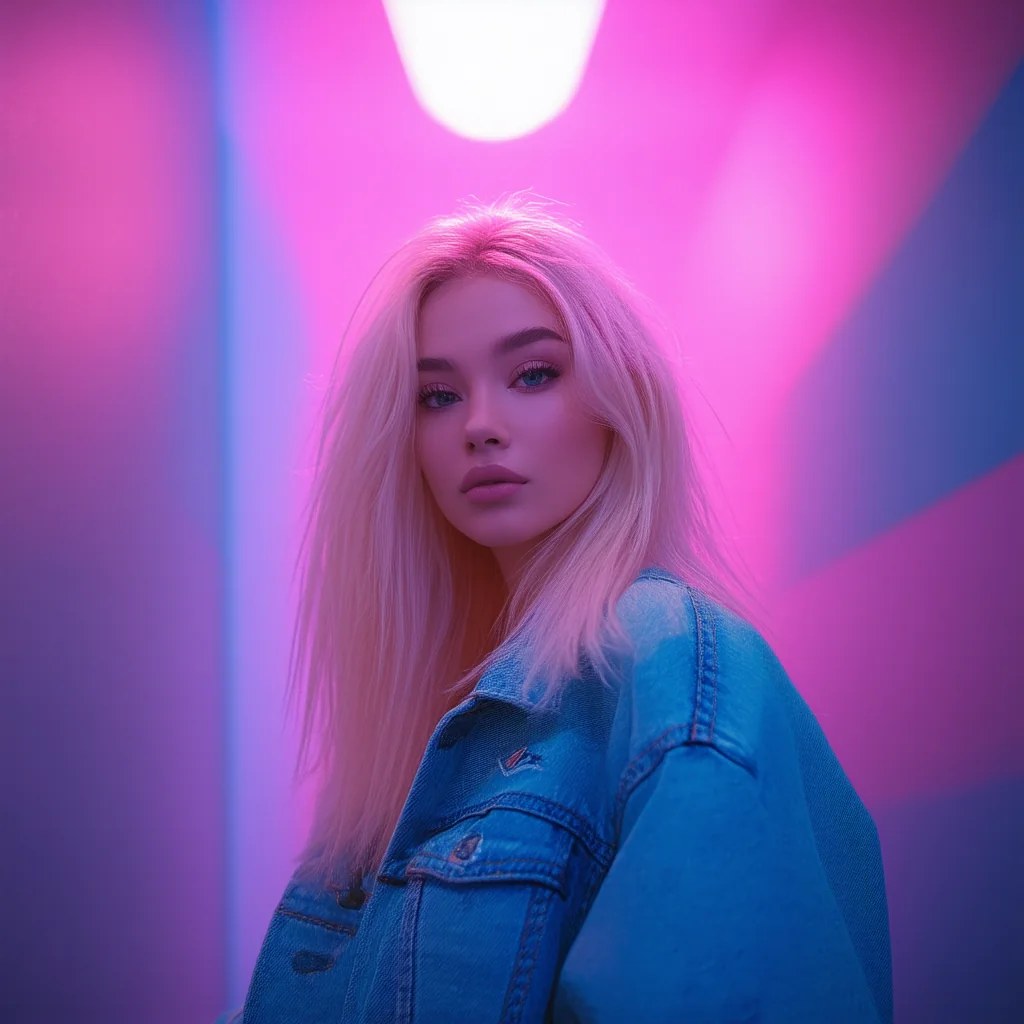 Neon Rev - Electric Denim Girl. SD 3.5 - Aesthetics. picture 1 of 1
