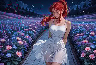 Moonlit stroll (Sakura OC)'