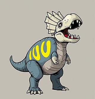 A dinosaur that likes to scream'