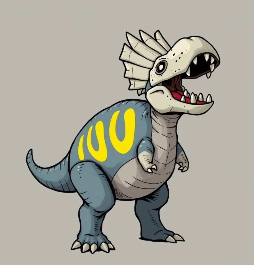 A dinosaur that likes to scream picture 1 of 1