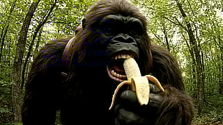 Yeti wants bananas'