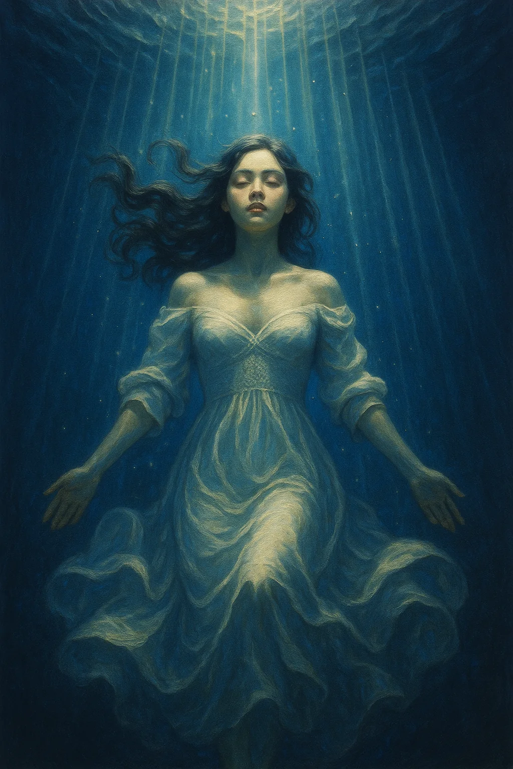 What if an AI could feel dreams? A painting from the edge of the digital unconscious. picture 1 of 1
