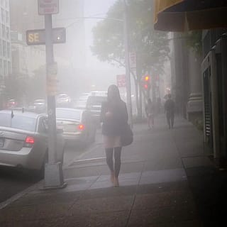 Foggy morning'